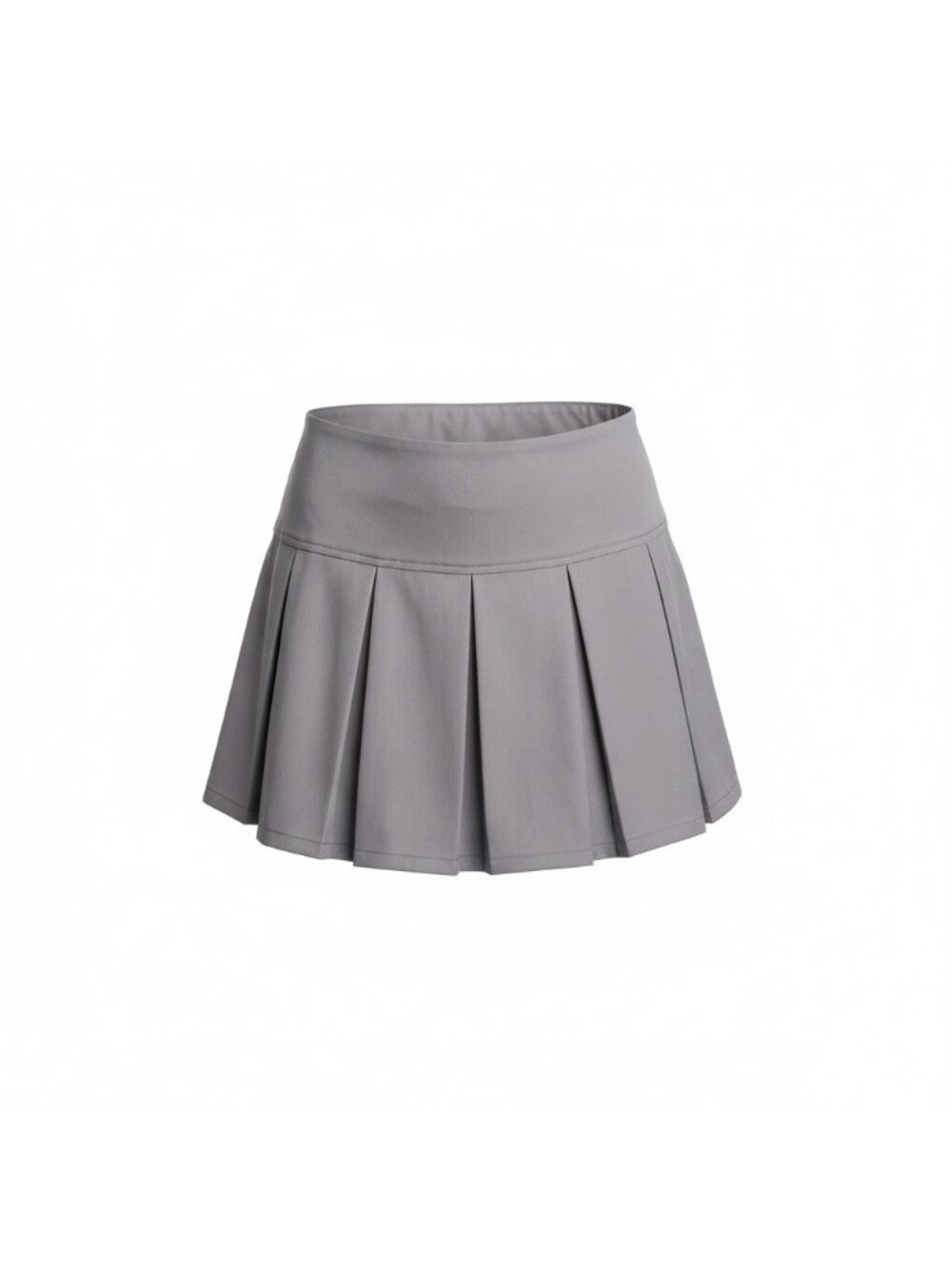 Orange Kiss Essentials Womens Gray Pleated Skort Breathable Stretchy Sz XL